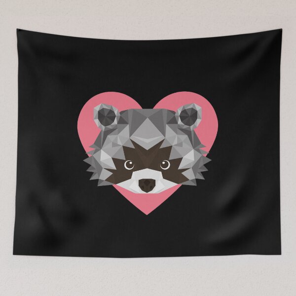 Item preview, Little Raccoon Buddy (Raccoon Lover) designed and sold by i-longmanshop.