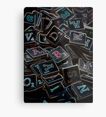 Letters Metal Print