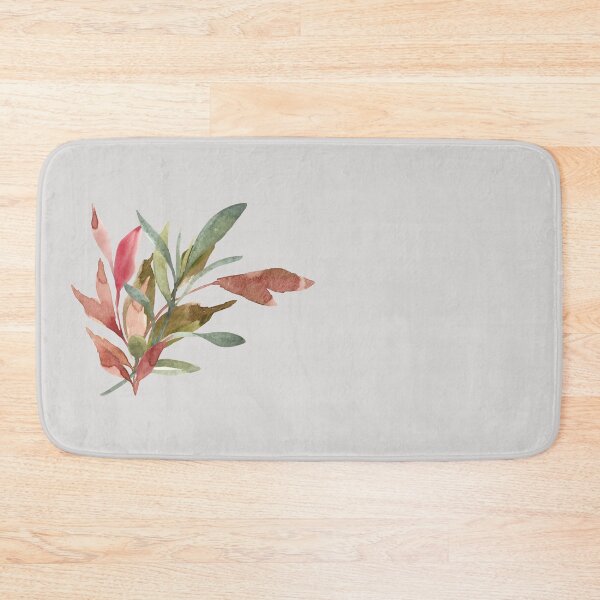 Item preview, Soft beige leaves pattern designed and sold by Levated.