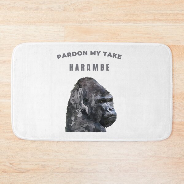Item preview, PARDON MY TAKE HARAMBE watercolor gorilla designed and sold by MiKy1997.