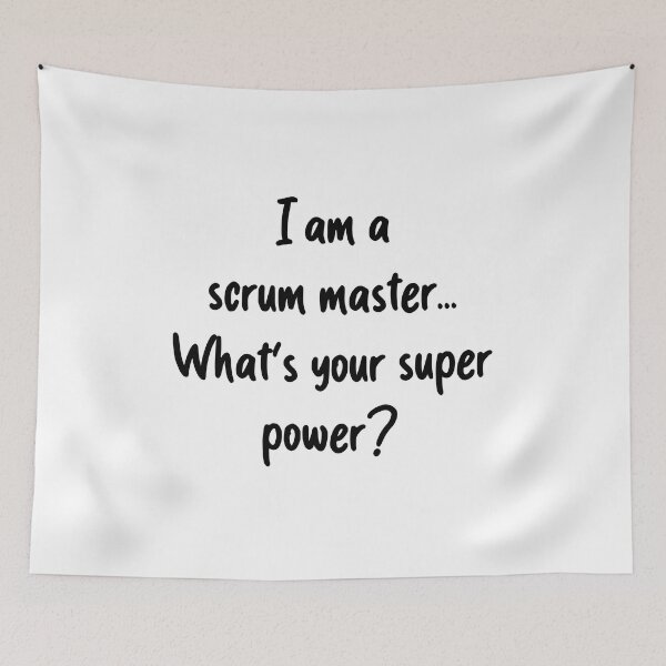 Item preview, My Super power is Scrum - white designed and sold by Amerant.