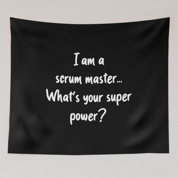 Item preview, My Super power is Scrum - black designed and sold by Amerant.