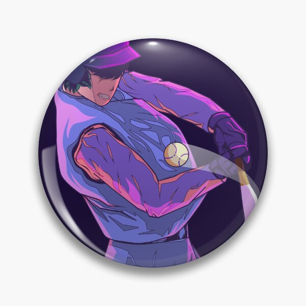 Item preview, Anime Baseball Vaporwave 80s Sticker designed and sold by Ilhamqrov.