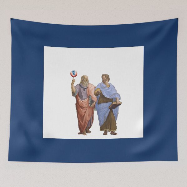 Item preview, Plato and Aristotle   designed and sold by CanLiftaHorse.