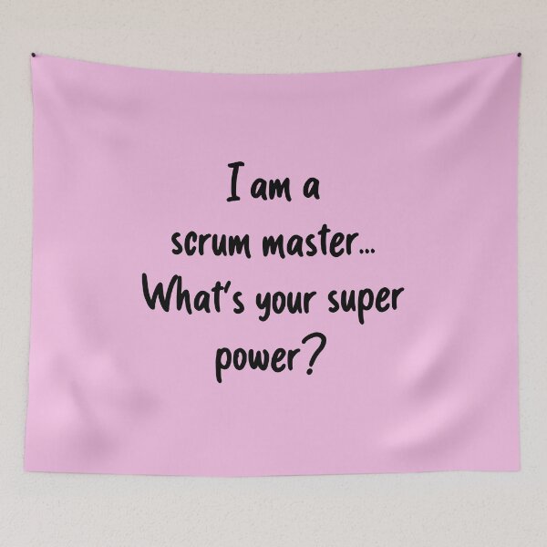 Item preview, My Super power is Scrum - pink designed and sold by Amerant.