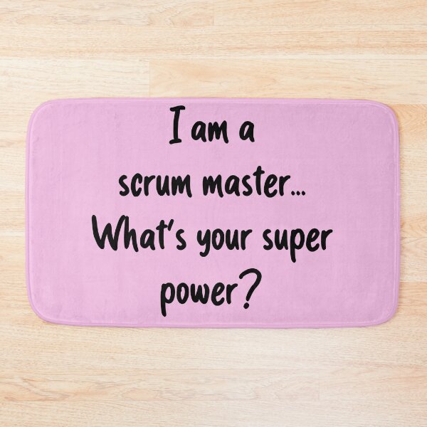 Item preview, My Super power is Scrum - pink designed and sold by Amerant.