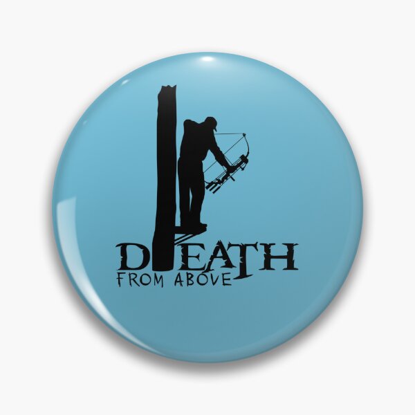 Item preview, DEATH FROM ABOVE - BOWHUNTER Sticker designed and sold by TristanHaberm.