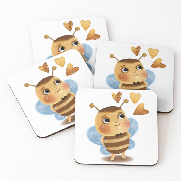 Item preview, Cute Boy Bee, Nursery, Baby Animals Art, Design by FundArtCreative designed and sold by Fundartcreative.