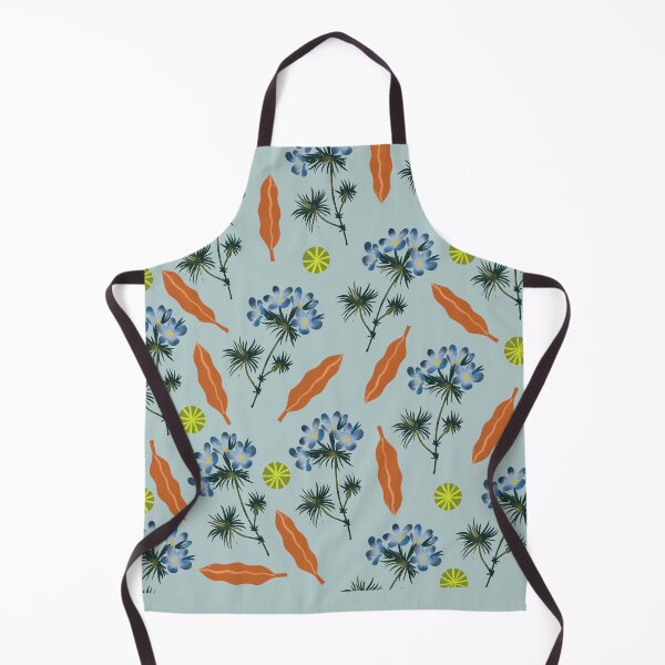 Item preview, blue botanicals designed and sold by Pacesyte.
