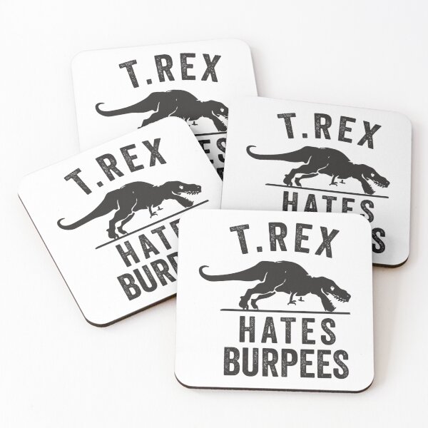 Item preview, T Rex Hates Burpees designed and sold by RammiDaxlits.