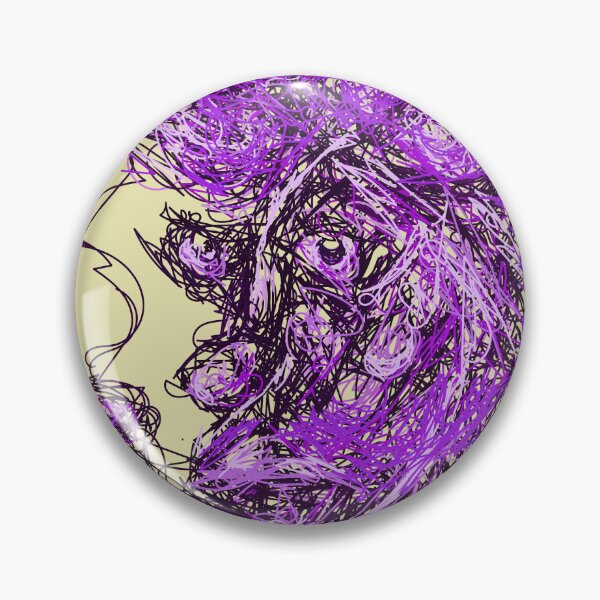 Item preview, pipe man in purple abstract portrait contemporary design designed and sold by sibleystudios.