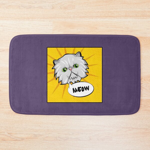 Artikelvorschau, Graue Katze miaut Pop Art entworfen und verkauft von VitezCrni.