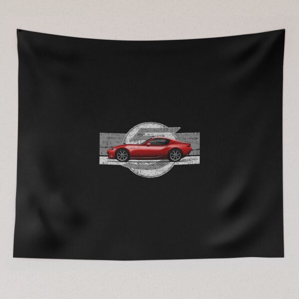 Item preview, My Drawing Of The Iconic Red Rf Japanese Roadster Sports Car With Background 5 Classic T-Shirt designed and sold by ricedali41.