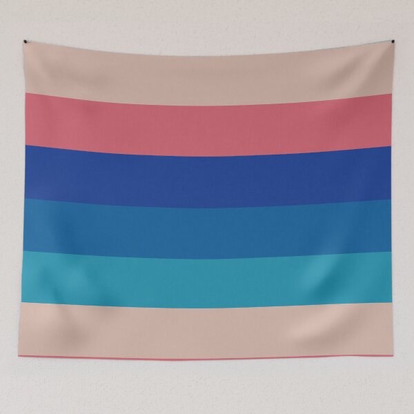Item preview, Retro Stripes Winter Color Palette designed and sold by SoccaTamam.