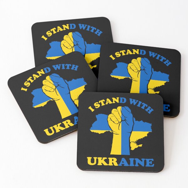 Item preview, I Stand with Ukraine with Map designed and sold by NessiCreates.