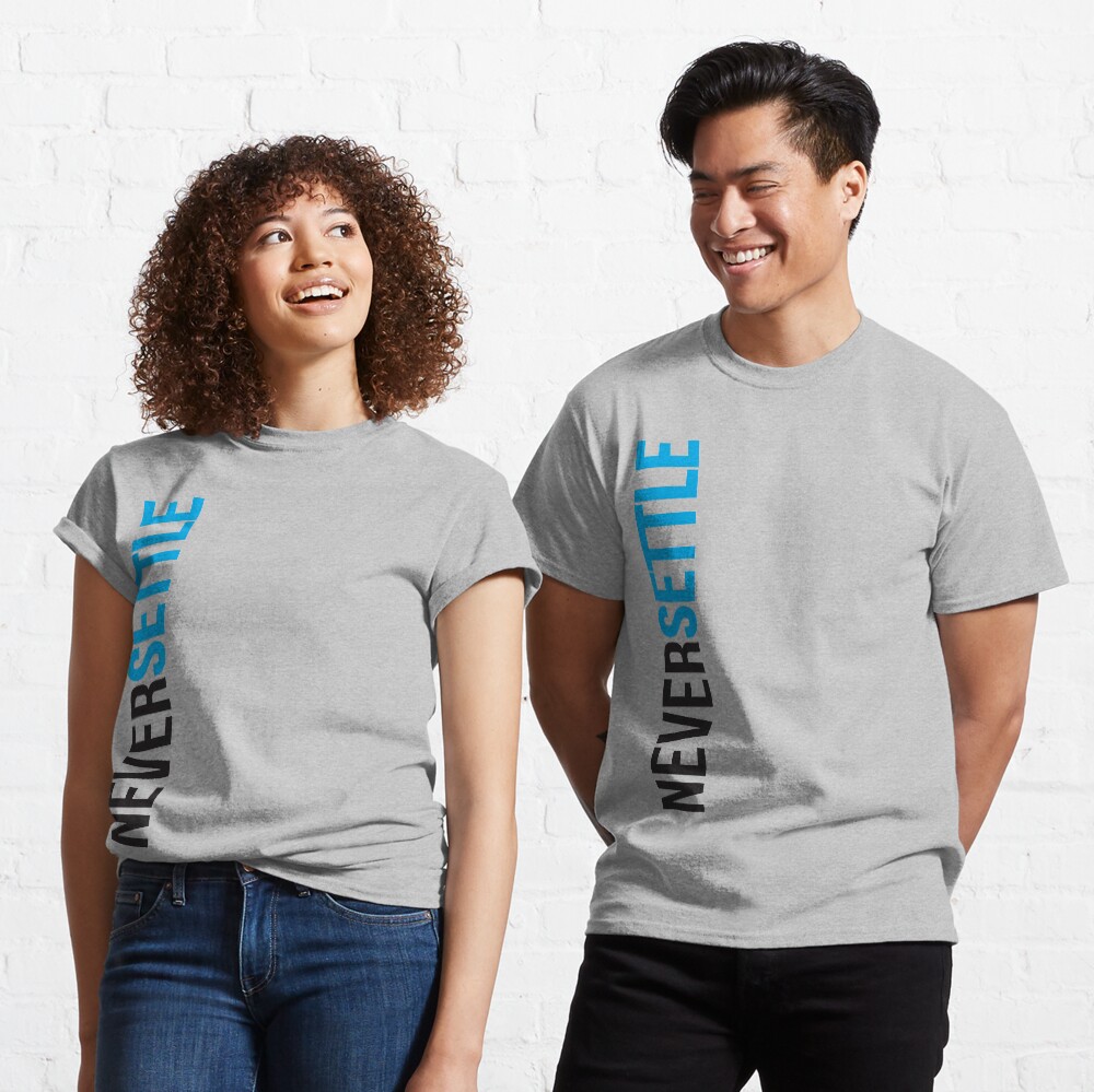 oneplus never settle t shirt