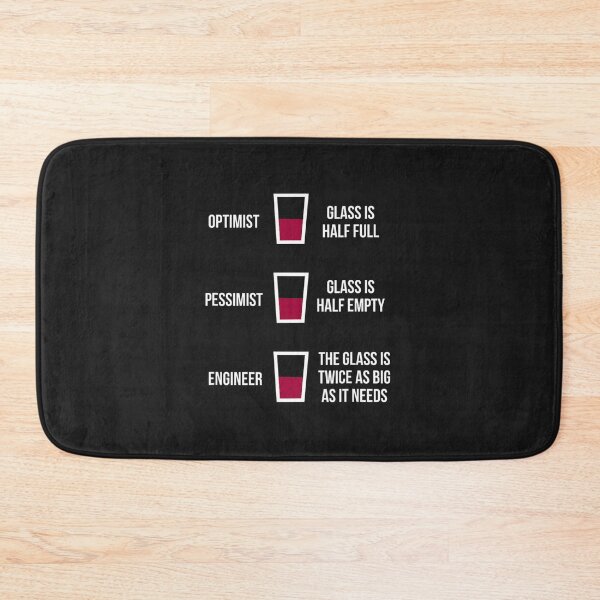 Item preview, Engineer Glass Half Full Funny Engineering Joke designed and sold by ufodinosaur.
