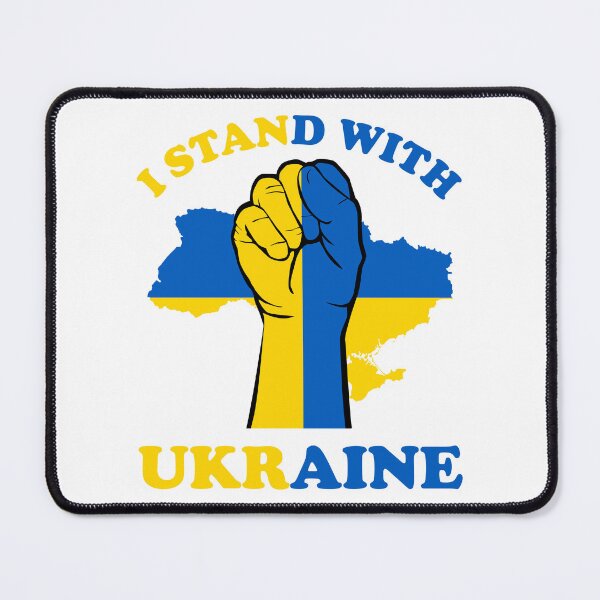 Item preview, I Stand with Ukraine with Map designed and sold by NessiCreates.