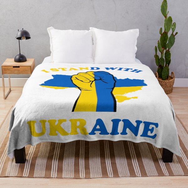 Item preview, I Stand with Ukraine with Map designed and sold by NessiCreates.