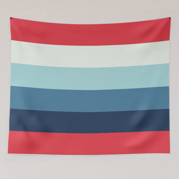 Item preview, Retro Stripes Winter Colors Palette designed and sold by SoccaTamam.