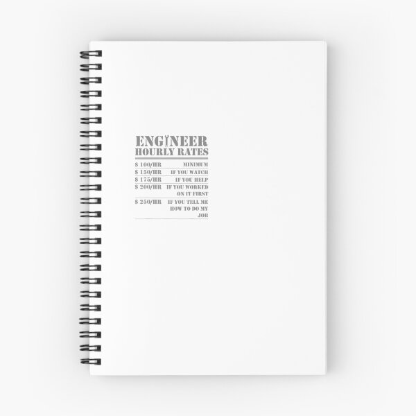 Item preview, Engineer Hourly Rate Funny Engineering Mechanical Graphics  designed and sold by ufodinosaur.