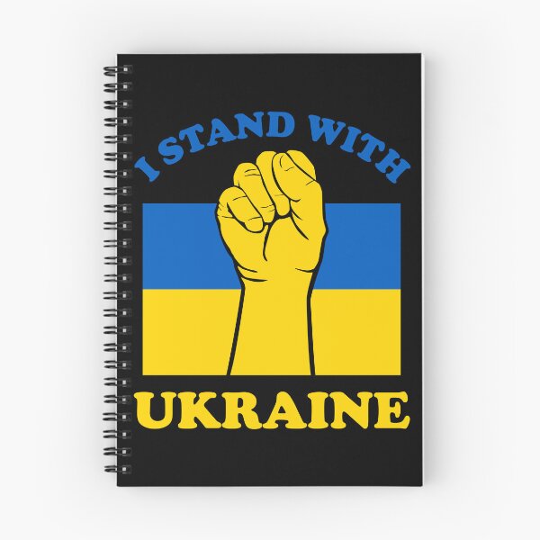Item preview, I Stand with Ukraine with Flag designed and sold by NessiCreates.