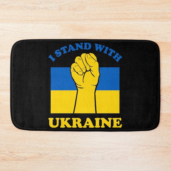 Item preview, I Stand with Ukraine with Flag designed and sold by NessiCreates.