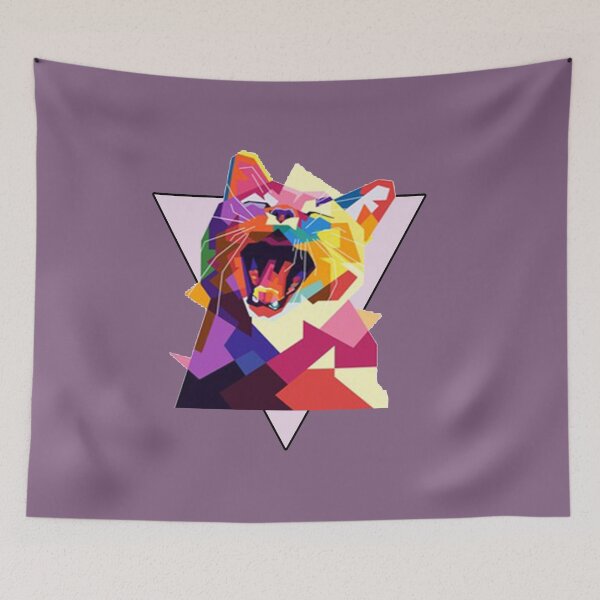 Item preview, Colorful Cat Pop Art designed and sold by VitezCrni.