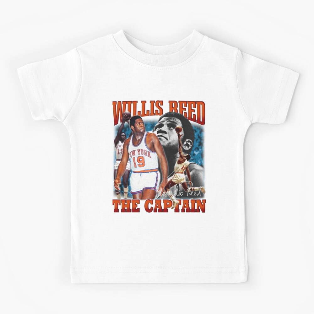 Vintage Willis Reed The Captain Basketball Legend Signature Retro 80s 90s  Bootleg Rap Style Unisex T-Shirt - Teeruto