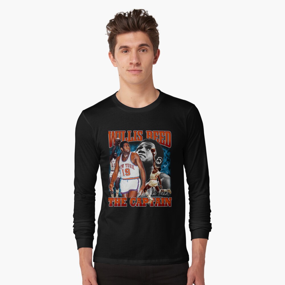 Vintage Willis Reed The Captain Basketball Legend Signature Retro 80s 90s  Bootleg Rap Style Unisex T-Shirt - Teeruto