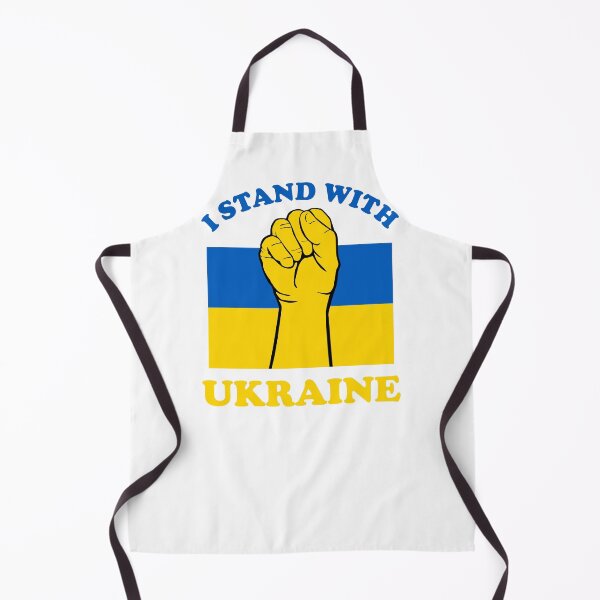 Item preview, I Stand with Ukraine with Flag designed and sold by NessiCreates.