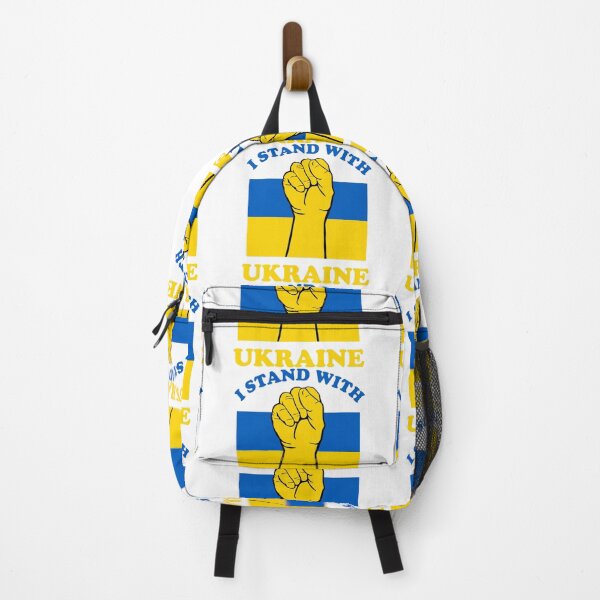 Item preview, I Stand with Ukraine with Flag designed and sold by NessiCreates.