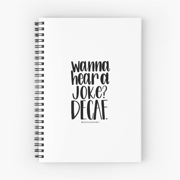 Item preview, Wanna Hear a Joke?  Decaf.   designed and sold by ChicoryLaneCo.
