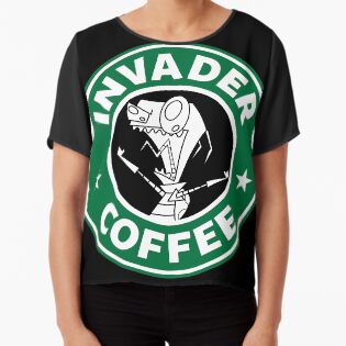 invader coffee shirt