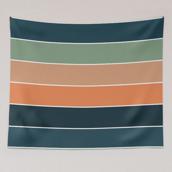 Item preview, Retro Stripes Fall Colors Palette designed and sold by SoccaTamam.