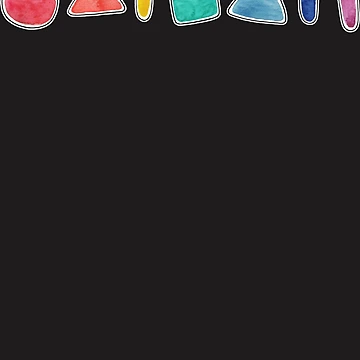 Artwork thumbnail, Spectrum test tubes Sticker by RazyaKhan