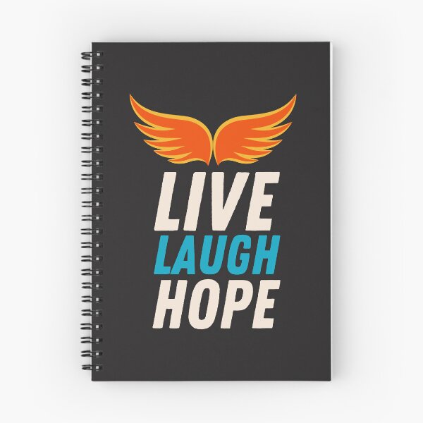 Item preview, Live Laugh Hope - Short Motivational Saying | Colorful Stylish Hope Typography designed and sold by Delandor.
