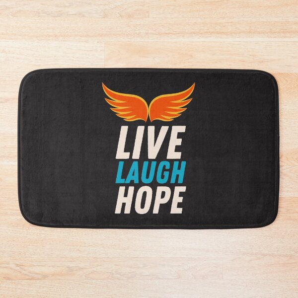 Item preview, Live Laugh Hope - Short Motivational Saying | Colorful Stylish Hope Typography designed and sold by Delandor.