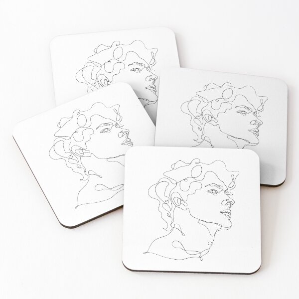 Item preview, monoline art man simple line art aesthetic designed and sold by Purplee7.