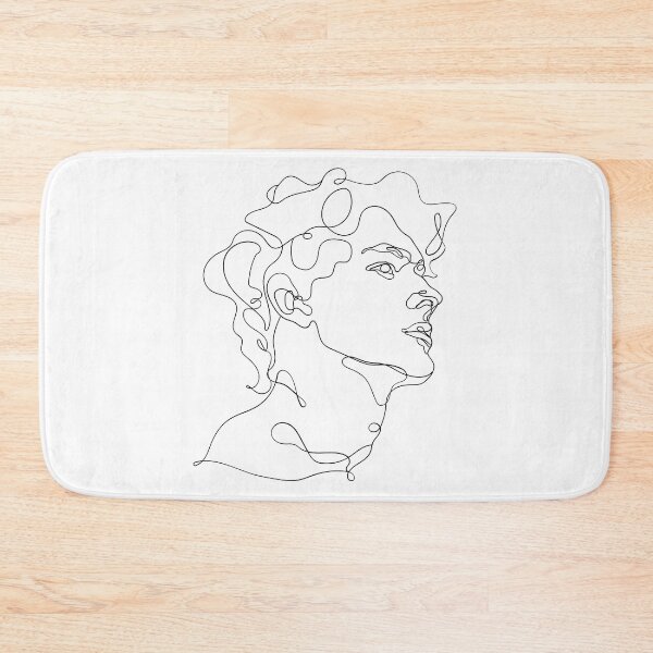 Item preview, monoline art man simple line art aesthetic designed and sold by Purplee7.