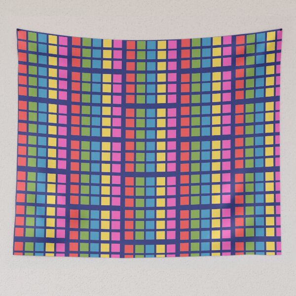 Item preview, Check box . square.geometry.rainbow.colours. designed and sold by Salimtinwale.
