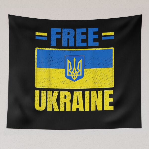 Item preview, Ukraine Free Shirts American Support Ukrainians Ukraine Flag designed and sold by ahronmitch4961.