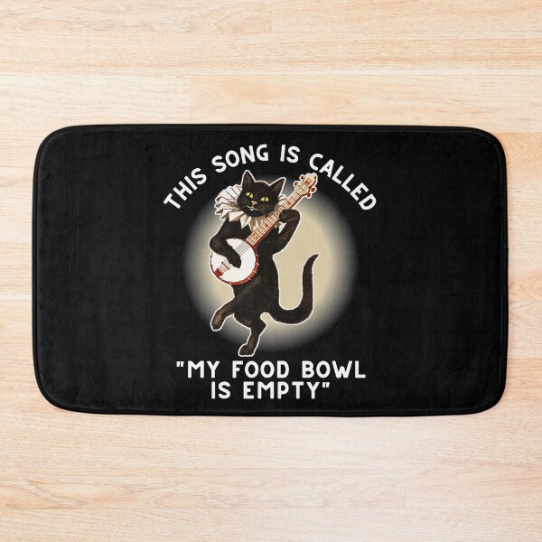 Item preview, Victorian Singing Black Cat - Vintage Hungry Kitty Cat Song Funny Gift designed and sold by ladylaughprints.