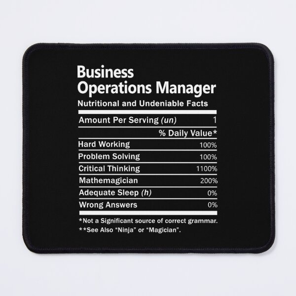 Item preview, Business Operations Manager  T Shirt - Nutrition Factors Job Gift Item Tee designed and sold by wardorion9.