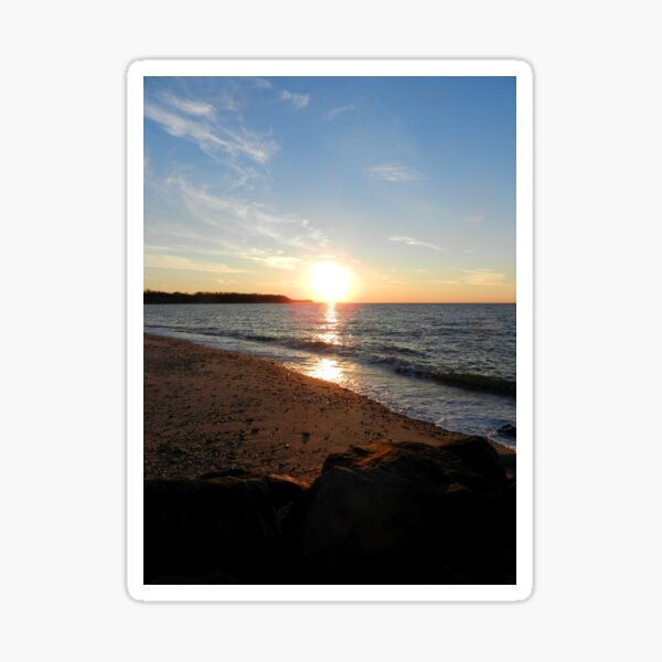 Sunset Long Island 2 Sticker