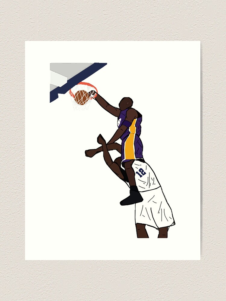 Kobe Bryant in Los Angeles print
