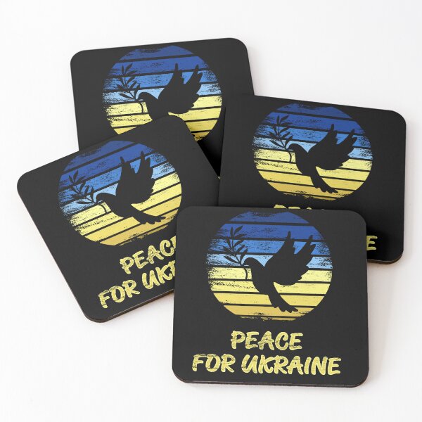 Item preview, Ukraine Dove of Peace Vintage Sunset: Peace for Ukraine designed and sold by GiborDesign.