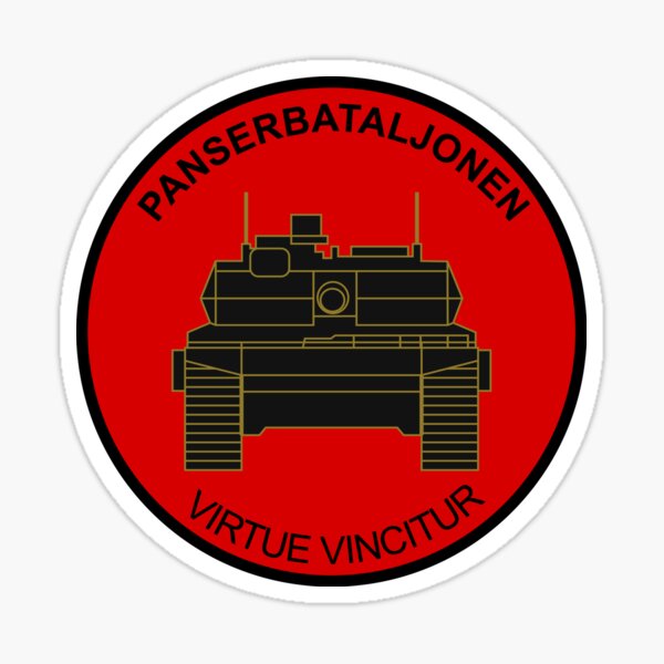 Item preview, I Bataillon blindé - Régiment de dragons du Jutland - Armée royale danoise designed and sold by wordwidesymbols.