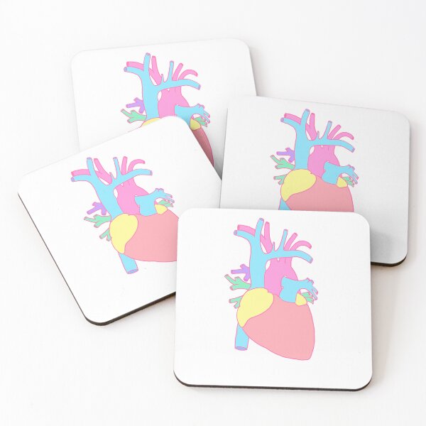 Item preview, Anatomical Heart (Pastel) designed and sold by Natures Necropolis.