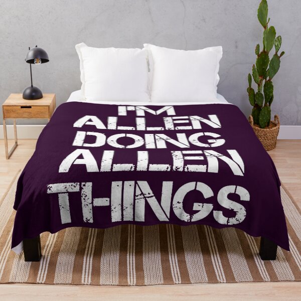 Aperçu de l'œuvre T-shirt Allen Name - Allen faisant des choses Allen créée et vendue par YuiMitati.
